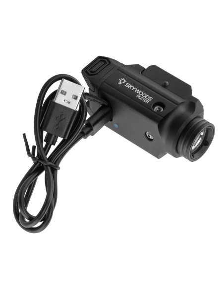 Lampe PA avec laser rouge rechargeable Typhon 510 lumens SKYWOODS