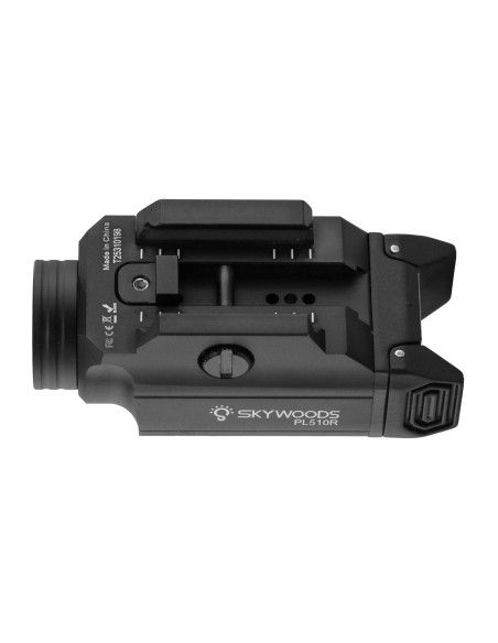 Lampe PA avec laser rouge rechargeable Typhon 510 lumens SKYWOODS