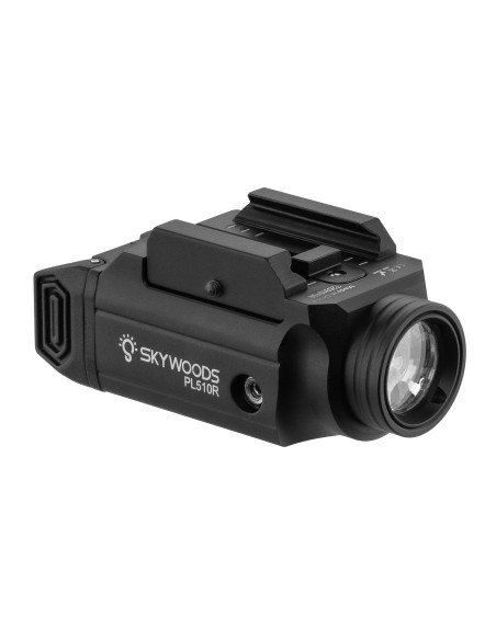 Lampe PA avec laser rouge rechargeable Typhon 510 lumens SKYWOODS