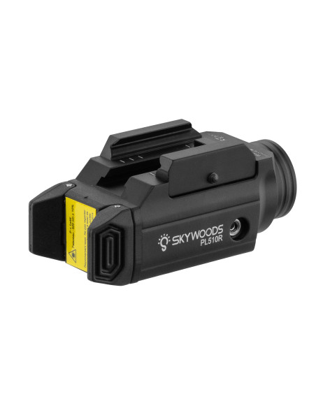 Lampe PA avec laser rouge rechargeable Typhon 510 lumens SKYWOODS