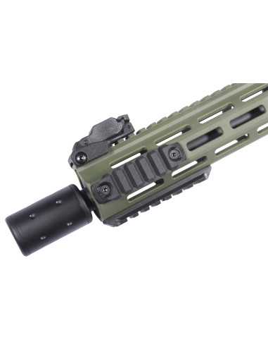 replique M4 AR15 M-lok silentOps 8" Charlie eagle Olive Delta Armory