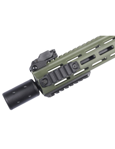 replique M4 AR15 M-lok silentOps 8" Charlie eagle Olive Delta Armory