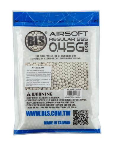 sac bb's airsoft lourdes 0.45g bio BLS