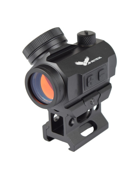 point rouge red dot rechargeable MK1S avec rehausse JS-tactical