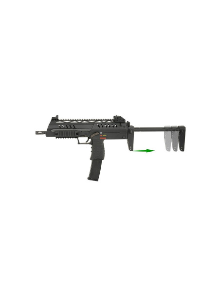 réplique smg8 GBBR WE airsoft noir WE