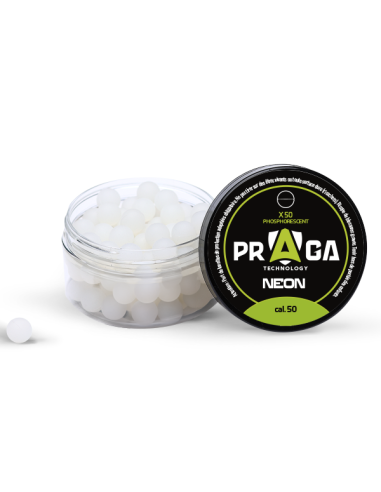 pot de 50 billes phosphorescentes vertes calibre 50 PRAGA 