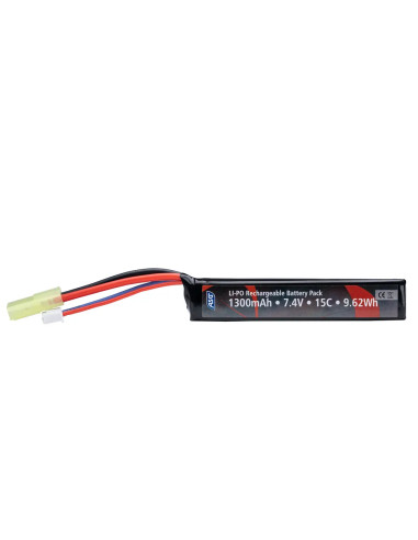 batterie lipo 7.4v 1300mah compact mini tamiya ASG 19013