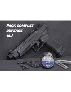 pistolet de defense Canik SFX RIVAL co2 cal.50 LTL + 50 billes caoutchouc + 10 cartouches co2 