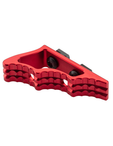 poignee angle grip aluminium ROUGE CNC M-lok bo manufacture