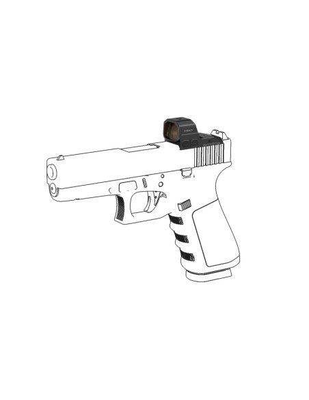 Viseur point rouge FRENZY 1x16x21 pour GLOCK MOS - VECTOR OPTICS VECTOR OPTICS
