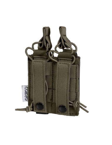 Poche Molle DAGGER porte chargeur pistolet double Ranger Green CORSO TACTICAL CORSO Tactical