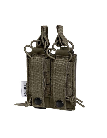Poche Molle DAGGER porte chargeur pistolet double Ranger Green CORSO TACTICAL CORSO Tactical