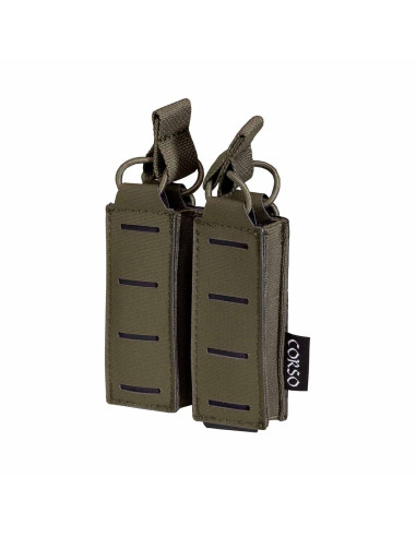 Poche Molle DAGGER porte chargeur pistolet double Ranger Green CORSO TACTICAL CORSO Tactical