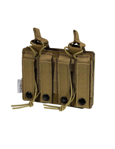 Poche molle DAGGER double chargeur M4 Coyote Tan CORSO Tactical CORSO Tactical