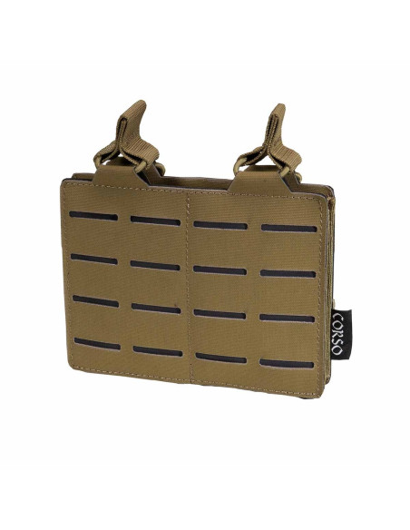 Poche molle DAGGER double chargeur M4 Coyote Tan CORSO Tactical CORSO Tactical