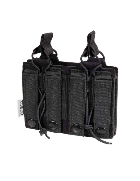 Poche molle DAGGER double chargeur M4 NOIRE CORSO Tactical CORSO Tactical