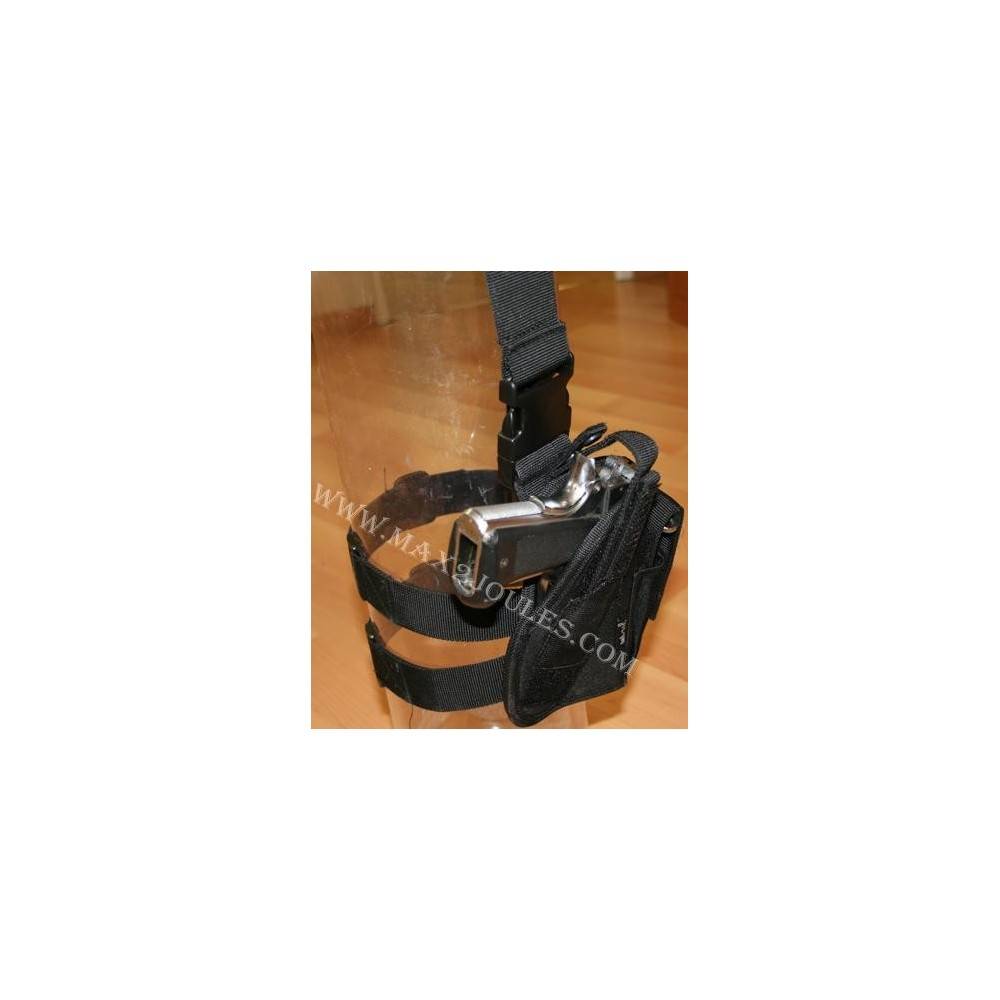 Holster noir Jambe D