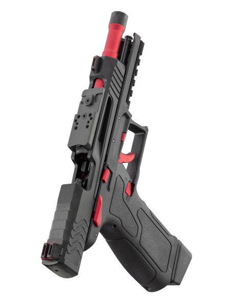 Replique GBB pistolet Lancer Tactical LTX Competition airsoft Noir / Rouge lancer tactical
