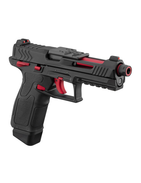 Replique GBB pistolet Lancer Tactical LTX Competition airsoft Noir / Rouge lancer tactical