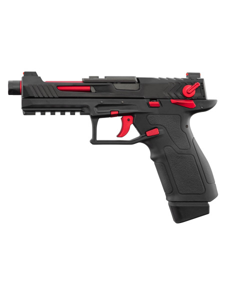 Replique GBB pistolet Lancer Tactical LTX Competition airsoft Noir / Rouge lancer tactical