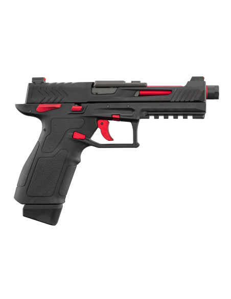Replique GBB pistolet Lancer Tactical LTX Competition airsoft Noir / Rouge lancer tactical