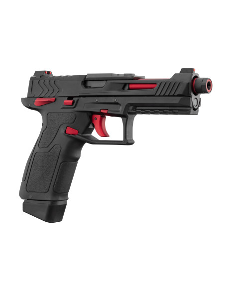 Replique GBB pistolet Lancer Tactical LTX Competition airsoft Noir / Rouge lancer tactical