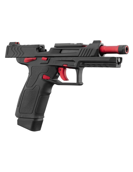 Replique GBB pistolet Lancer Tactical LTX Competition airsoft Noir / Rouge lancer tactical