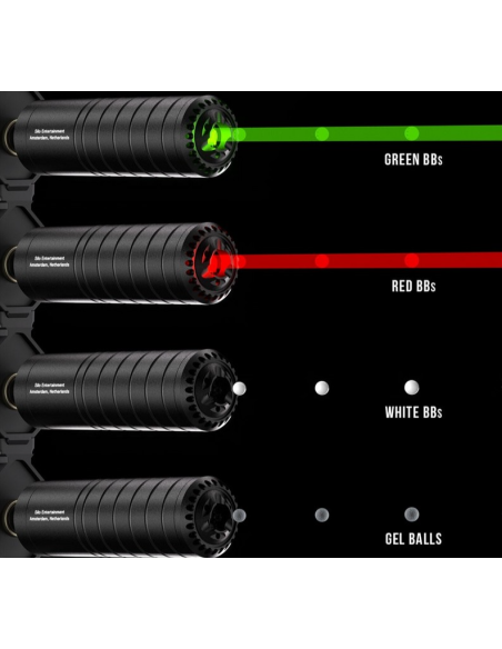 tracer master x SILO E-shooter unit flare fumée bluetooth 