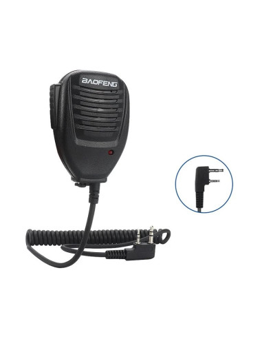 Micro Haut Parleur externe pour radio Baofeng 2 broches Baofeng Radio et communication