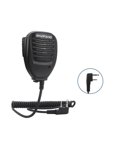 Micro Haut Parleur externe pour radio Baofeng 2 broches Baofeng Radio et communication