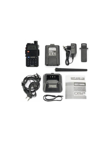 Talkie walkie DUAL BAND (vhf/uhf) UV-5R NOIR BAOFENG Baofeng Radio et communication