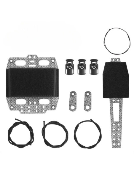 Pochette Noire pour casque pour batterie pour NVG ou ventillo wosport 