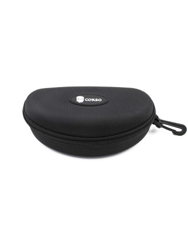 Pack lunettes de protection EN166 + 3 carreaux + insert + etui de rangement CORSO Tactical