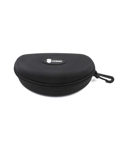 Pack lunettes de protection EN166 + 3 carreaux + insert + etui de rangement CORSO Tactical