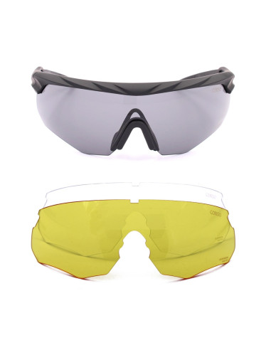 Pack lunettes de protection EN166 + 3 carreaux + insert + etui de rangement CORSO Tactical