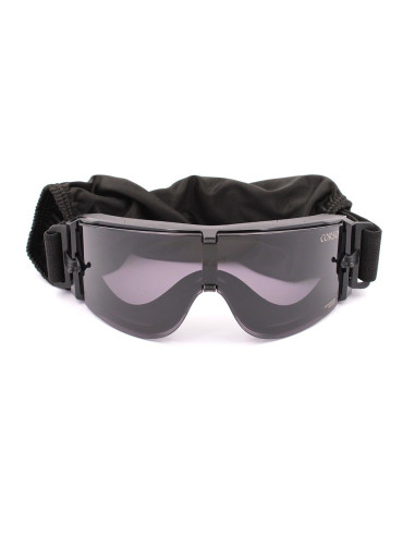 Masque lunette de protection corso REVENGE MK800 avec 3 carreaux et boite de rangement CORSO Tactical