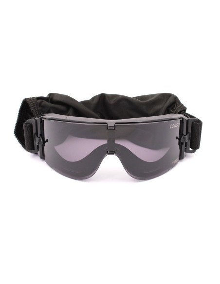 Masque lunette de protection corso REVENGE MK800 avec 3 carreaux et boite de rangement CORSO Tactical