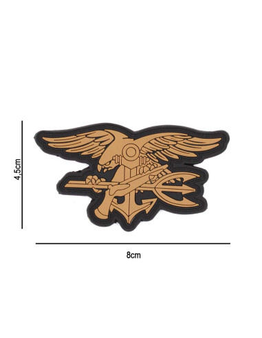 Patch pvc velcro Navy seal Coyote 