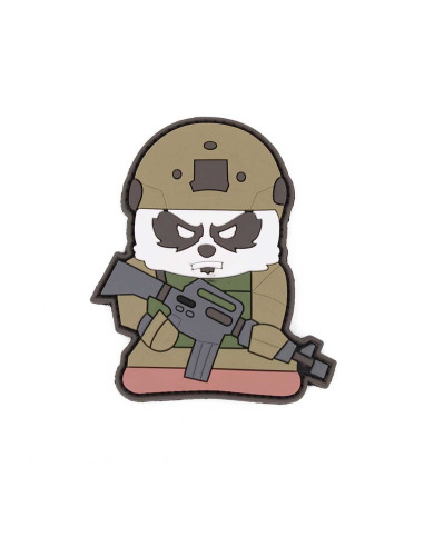 Patch pvc Velcro Panda militaire tactique 