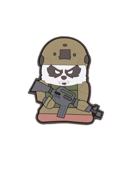 Patch pvc Velcro Panda militaire tactique 