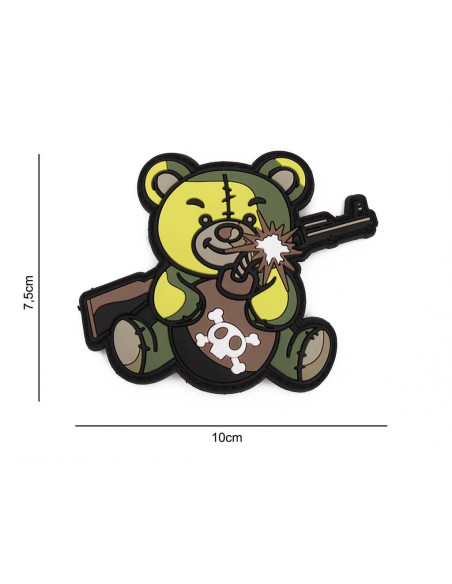 Patch velcro teddy militaire bombe explosive 