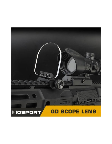 protection point rouge WO SPORT rabattable avec 2 carreaux WOSPORT airsoft