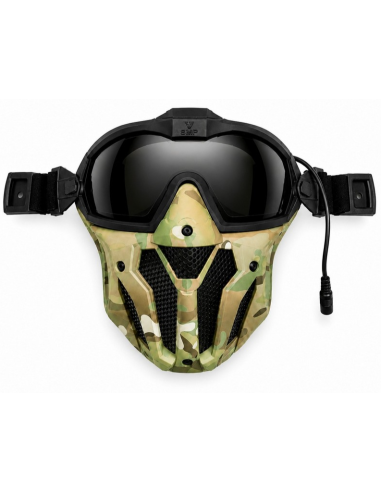 SMP Kit PRO masque intégral ventilé - MULTICAM SMP airsoft Le pro du masque ventilé anti-buée