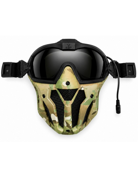 SMP Kit PRO masque intégral ventilé - MULTICAM SMP airsoft Le pro du masque ventilé anti-buée