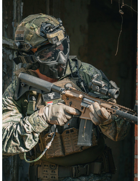 SMP Kit PRO masque intégral ventilé - MULTICAM SMP airsoft Le pro du masque ventilé anti-buée