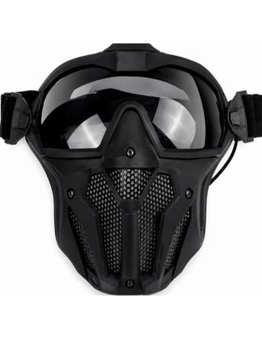 SMP Kit PRO masque intégral ventilé - NOIR SMP airsoft Le pro du masque ventilé anti-buée