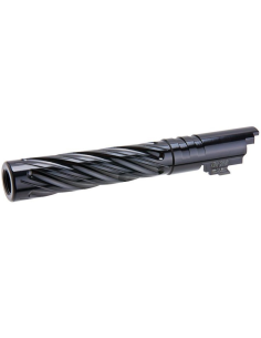 Canon externe noir Torsadé Dr.black airsoft hi-capa 5.1 TM Dr.BLACK Airsoft - customisation Pistolet Airsoft