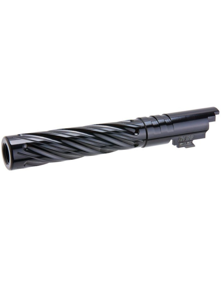 Canon externe noir Torsadé Dr.black airsoft hi-capa 5.1 TM Dr.BLACK Airsoft - customisation Pistolet Airsoft