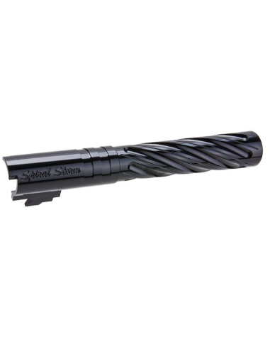 Canon externe noir Torsadé Dr.black airsoft hi-capa 5.1 TM Dr.BLACK Airsoft - customisation Pistolet Airsoft