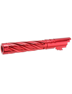 Canon externe ROUGE Torsadé Dr.black airsoft hi-capa 5.1 TM Dr.BLACK Airsoft - customisation Pistolet Airsoft